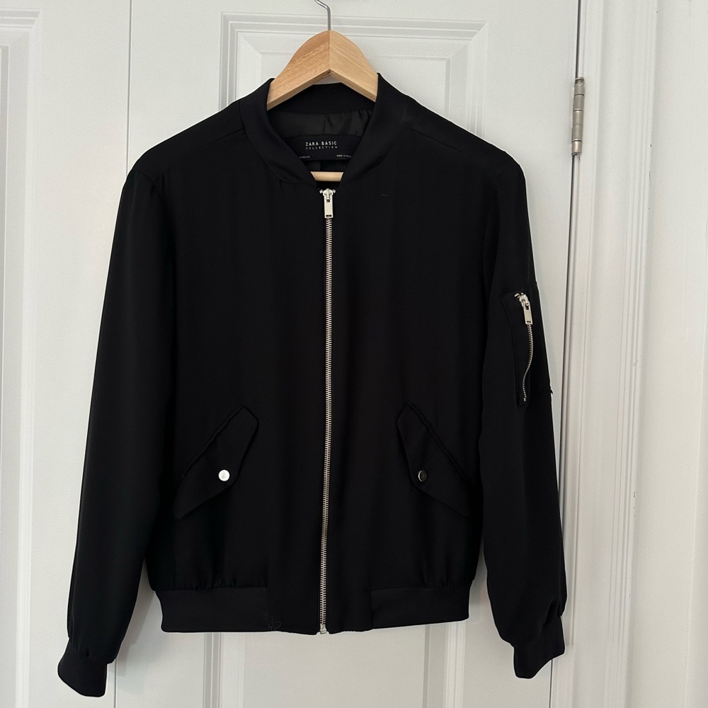 Zara Basics Bomber Jacket